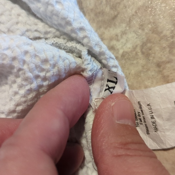 Et Lois Unique Long Sleeve Textured Top Shirt XL - Picture 13 of 13